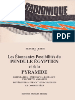 Pendule Egyptien Et Pyramide Ledain PDF