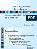 Validacion Incertidumbre