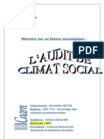 Etude Sur Laudit de Climat Social