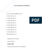 SMJP 3153 (Control Engineering) Tutorial 1 Chapter 1&2