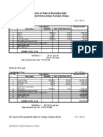 Analysis of Boundary Wall