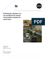 Samson: Evaluating The Calculation Accu-Racy Provided by The Relevant Noise Prediction Standards For Control Valves