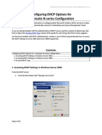 Configuring DHCP For Automatic Nseries Configuration