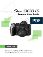 Canon SX 20is User Guide