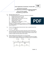 Mechanics of Solids Nov2003 or 210851