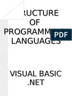 Structure OF Programming Languages