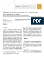 Catalysis Communications: Suresh D. Salim, Krishnacharya G. Akamanchi