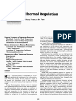 Thermal Regulation: Mary Frances D. Pate