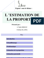 Exposé - Estimation de La Proportion