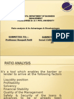 Final Ratio Analysis