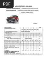 Proyecto Camioneta Toyota Hilux