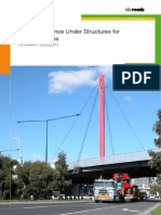 Height Clearance Under Structures For Permit Vehicles: Information Bulletin