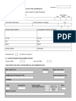 The Leeds Mba - Application For Admission: Serial Number