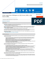 Cómo Supervisar El Bloqueo en SQL Server 2005 y SQL Server 2000