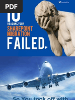 10 Reasons Your MS SharePoint Migration Failed