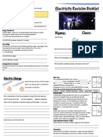 Electricity Revision Booklet