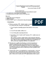 Objectives:: CS311 Lecture: CPU Control: Hardwired Control and Microprogrammed Control