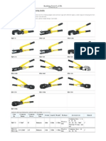 Hydraulic Cable Lugs Crimping Tools