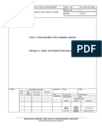 Procedure For Change Order