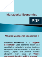 Managerial Economics Introduction