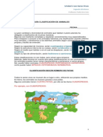 Guía Clasificación de Animales