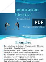 Comunicación Efectiva y Asertividad