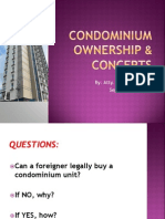 Condominium Ownership & Concepts (9.1.13)