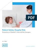 Patient Safety Hospital Risk White Paper - AIG