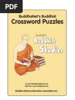 BuddhaNet's Buddhist Crossword Puzzles