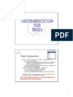 Instrumentation FOR P&ID's: Peer Evaluation