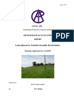 206: Land Adjacent To Pontrilas Sawmills, Archaeological Evaluation, APAC LTD