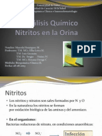 Analisis de Orina Nitritos