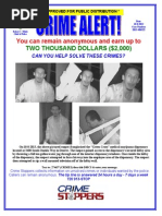 Crime Alert 3400 S Oneida