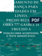 Treinamento Segurança para Atividades em Linha Pressurizada