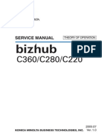 Konica Minolta Bizhub C220 C280 C360 THEORY OF OPERATION