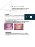 1 - Regressive Alterations of Teeth