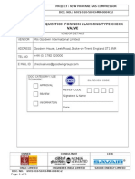 MR For Non Slamming Check Valve