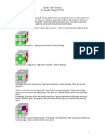 Rubik's Cube Solution by Timothy Wong (9/25/05) : Structure of The Cube