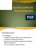 Buyer Supplier Relationships