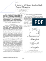 The Design of Soft Starter For AC Motors Based On Single Neuron PI Regulator