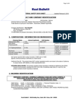 MSDS Rust Bullet