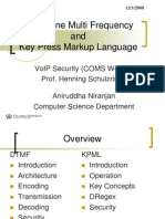 DTMF and KPML