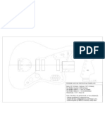 Guitar Plan Fender Jaguar Template