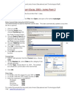 Excel Intro Part 2