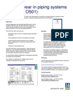 Erosive Wear in Piping Systems (DNV RP O501) : Approach