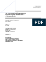 The Effect of Elevated Temperature On Concrete