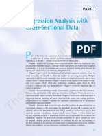 Regression Analysis With Cross-Sectional Data