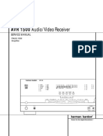 Service Manual Harman Kardon AVR-1500