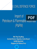 SCDF's Import of Petroleum & Flammable Materials (P&FM)