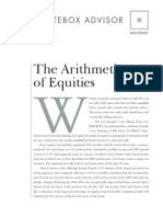 Arithmetic of Equities